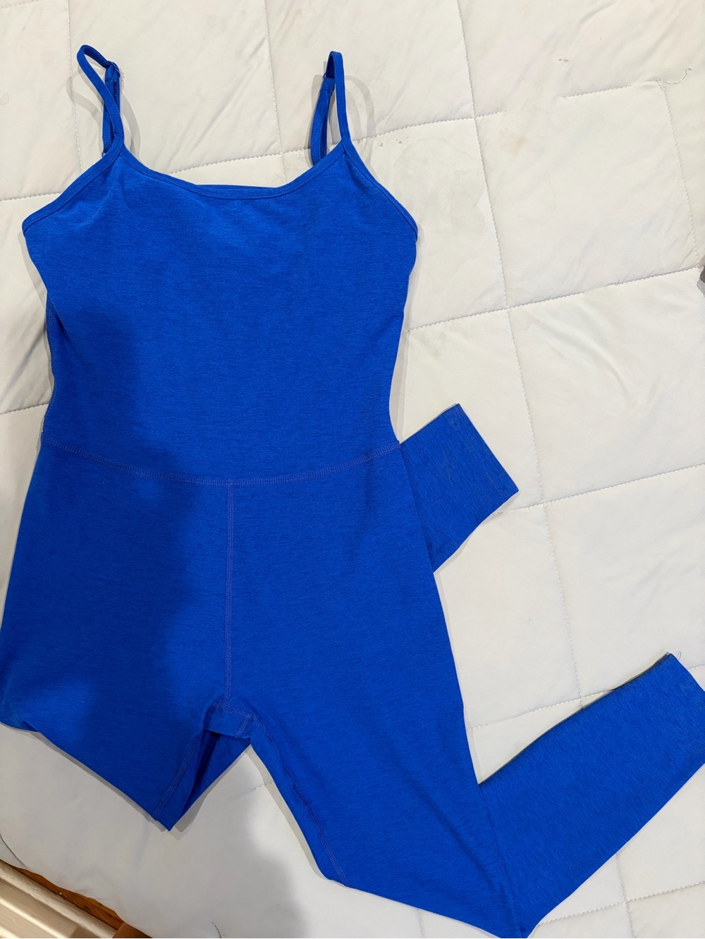Beyond Yoga Cobalt Blue Strappy One-Piece Jumpsuit
